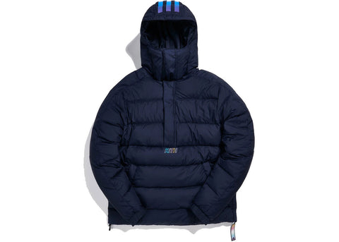 KITH X ADIDAS TERREX Men's Navy Down Anorak Coat GE3224 NWT