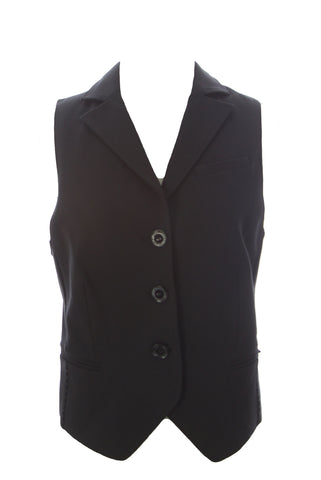 LIU JO Women's Black Button Down Vest 184301 IT Size 44 $170 NEW