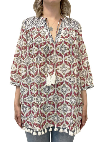 ROBERTA ROLLER RABBIT Women's Banta Serafina Tunic $148 NEW