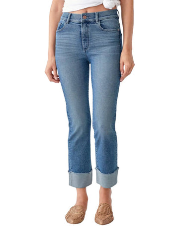 DL1961 Women's Monclair Mara Ankle High Rise Instasculpt Straight Jeans Size 27