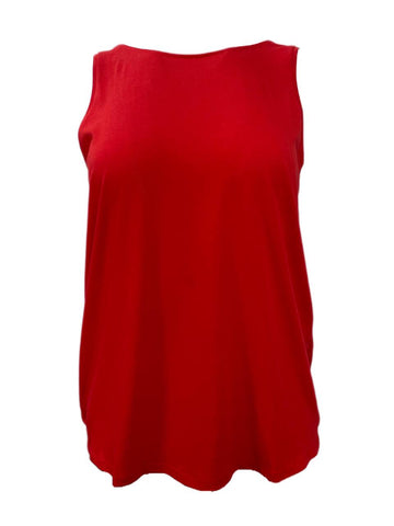 LOFT Women's Petite Red Back Tie Tank Top Size SP NWT