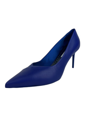 Max Mara Women's Bluette Phyllis Leather Pointed Toe Pumps NWT