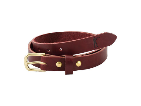 BALL AND BUCK Men's Latigo Premium Leather Belt 1" $108 NWOT