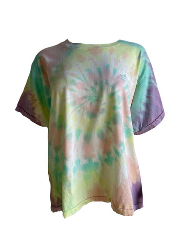 SPRWMN Women's Rainbow Relaxed Fit Lounge T-Shirt Size M NWOT