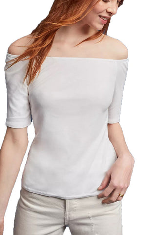 SPLENDID Women's White Off The Shoulder Top $64 NWT