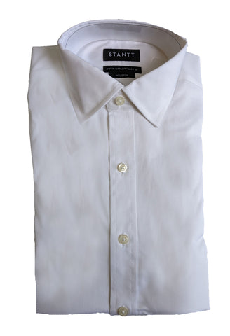 STANTT Men's Wrinkle Resistant Oxford Mod Spread Shirt Houston Fit  NWT