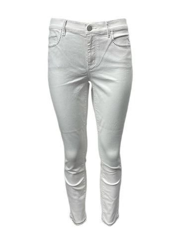 LOFT Women's White Modern Skinny Crop Jeans Size 28 NWT