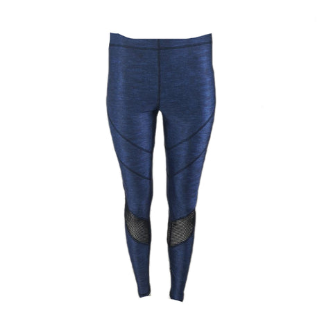 TEREZ Women's Blue Heathered Royal Leggings #4210299 L NWT