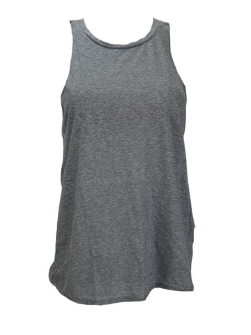 TEREZ Women's Grey Hamsa Burnout Tank Shirt #22557787 NWT