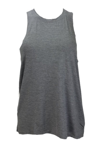 TEREZ Women's Grey Stretchy Tank Shirt #44402544 NWT