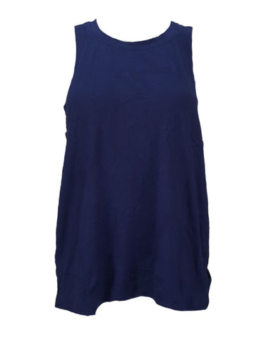 TEREZ Women's Blue Racerback Tank Shirt #44402593 Large NWT