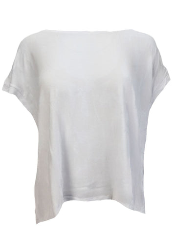 TEREZ Women's White Oversized T-Shirt #2439547 Large NWT