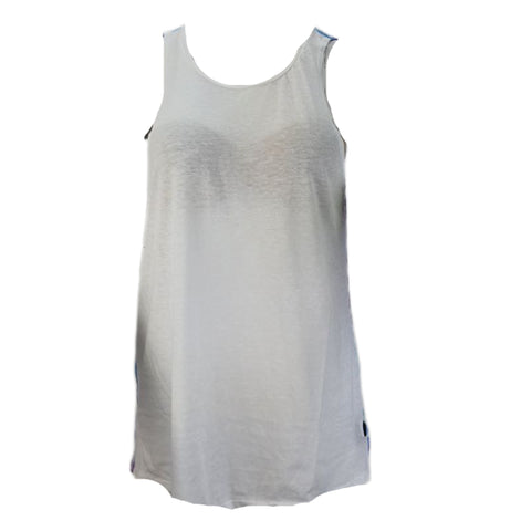 TEREZ Women's White Spring Tie Dye Seamless Tank #479021181 Medium NWT