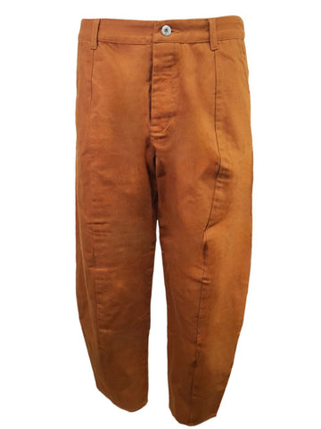 KOWTOW Women's Brown Brass Denim Sculptor Pant #W20PD04 X-Small NWT