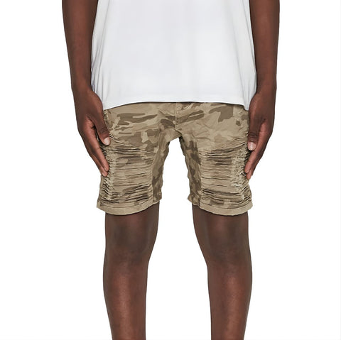 NENA&PASADENA Men's Beige Camo Destroyer Short #NPMDS002 30 NWT